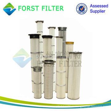 FORST Bolsa de filtro plisado para filtro de polvo industrial